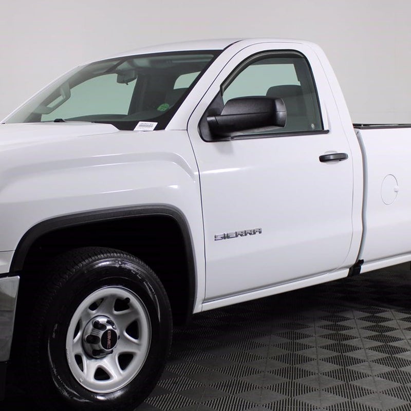 Cxdar Window Rain Guards for 2014-2018 Chevy Silverado/GMC Sierra 1500 Regular Cab, Out-Channel Window Vent Wind Visors Shades Deflectors for 15-19 Silverado/Sierra 2500HD 3500HD - Image 2